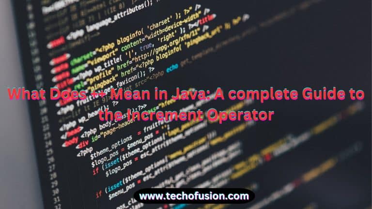 What Does ++ Mean in Java