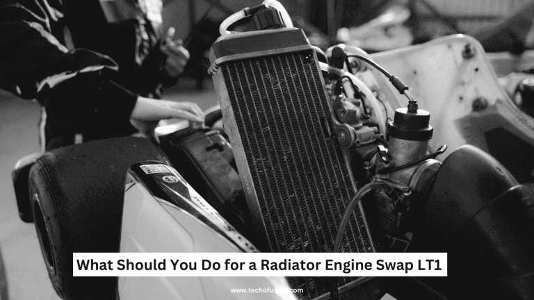 Radiator Engine Swap LT1 with car