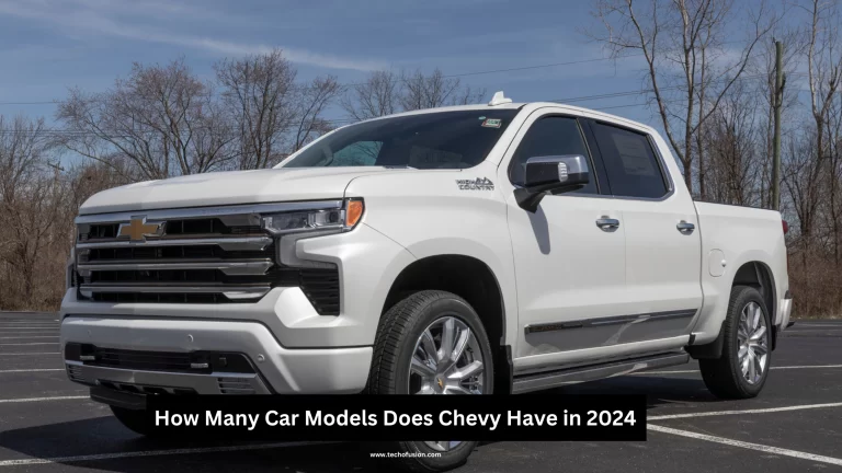 how many car models does chevy have in 2024