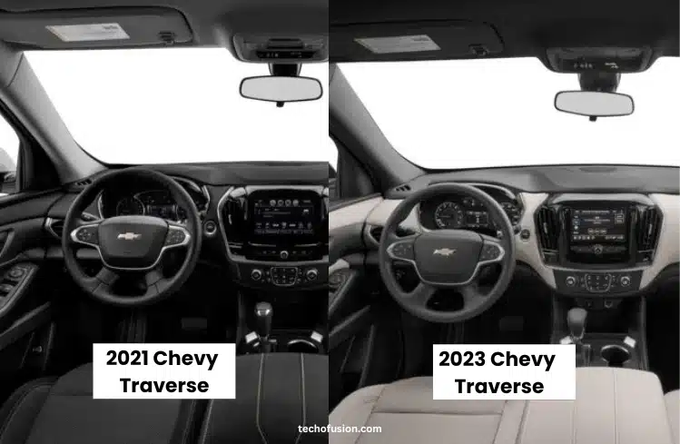 2023 Chevy Traverse vs 2021 Chevy Traverse