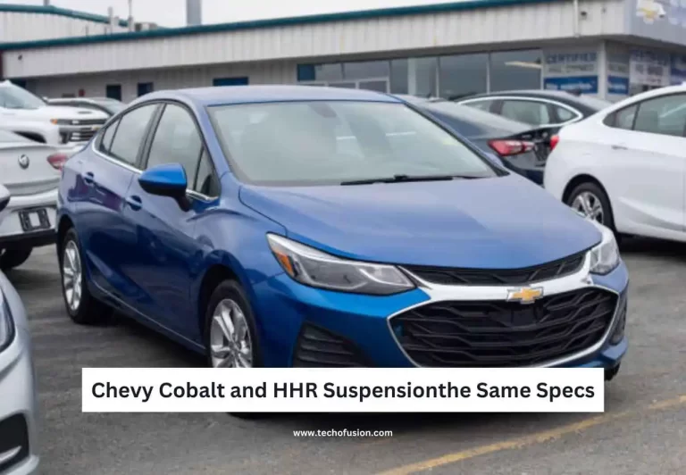 chevy cobalt and hhr suspension the same specs